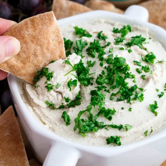 Vegan Tahini Feta Dip