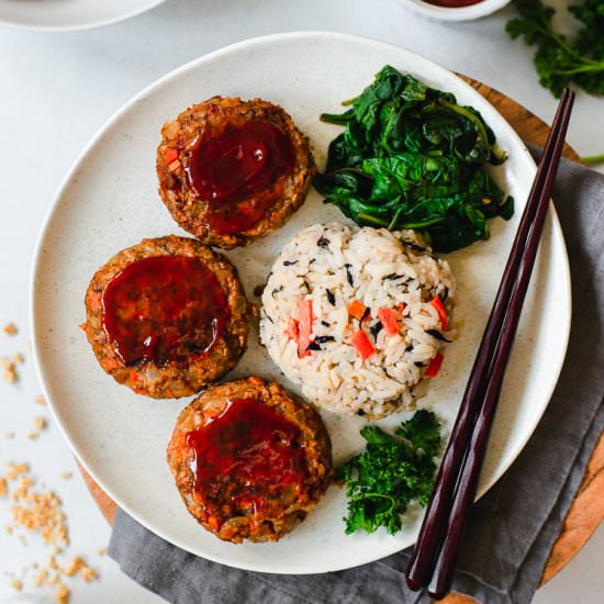 Vegan Hamburger Steak
