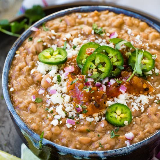 Instant Pot Refried Beans