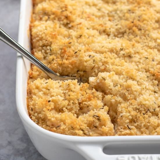 Vegan Cauliflower Gratin