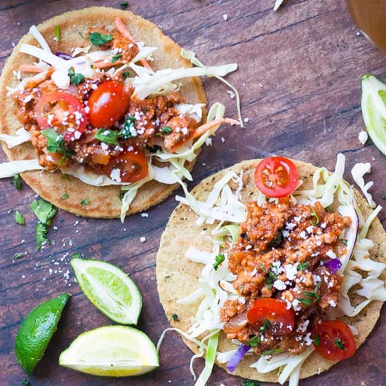 Ground Chicken Tacos