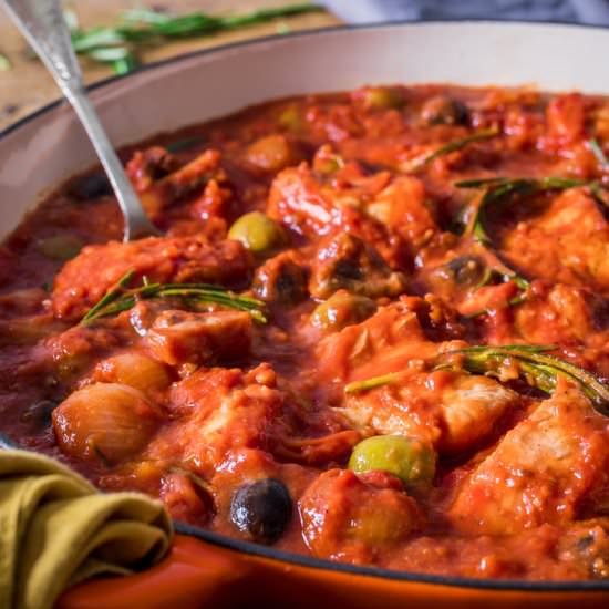 Italian Chicken Cacciatore