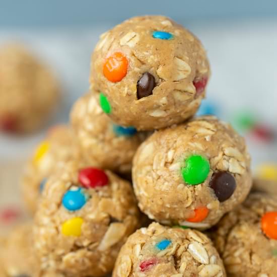 Monster Cookie Protein Bites