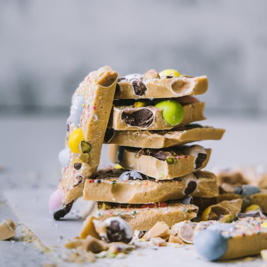 Caramelized White Chocolate Bark