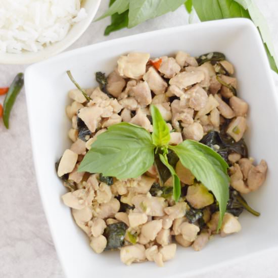 Pad Krapow Chicken