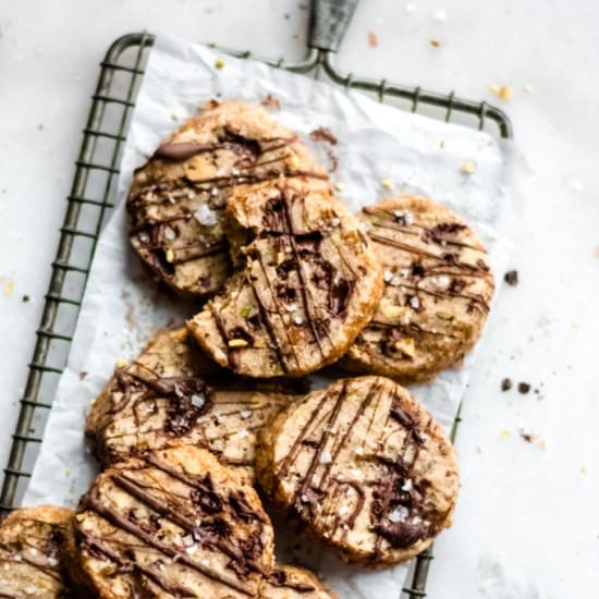 Chocolate Pistachio Cookies