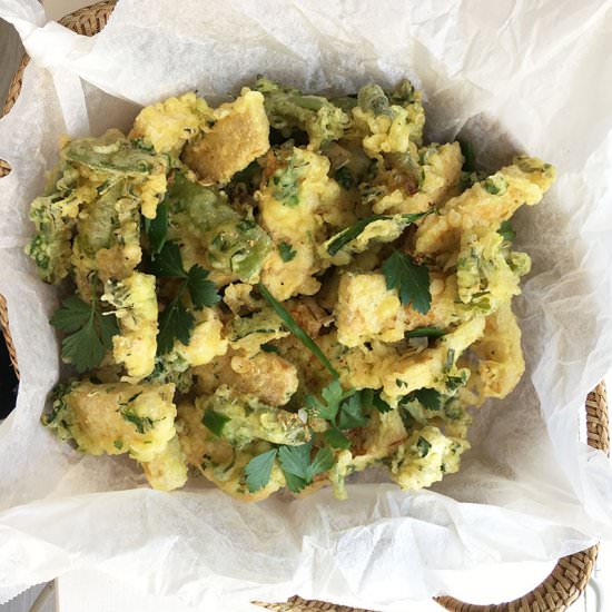 Crispy Tofu with Coriander