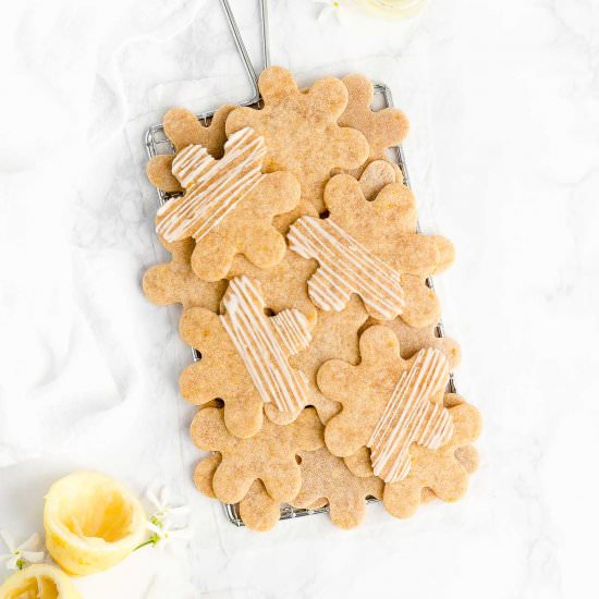 Healthy Lemon Sugar Cookies