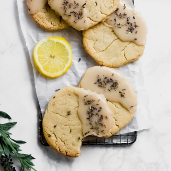 Vegan Lemon Lavender Cookies