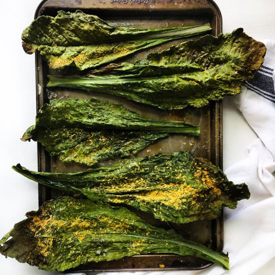 XL Cheesy Kale Chips (vegan)