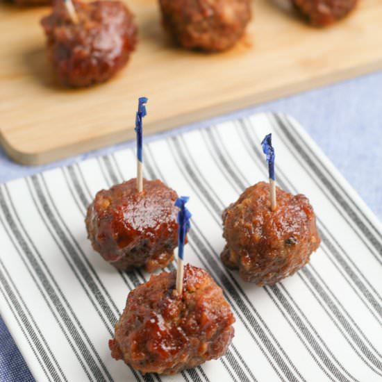 Gluten Free Grape Jelly Meatballs
