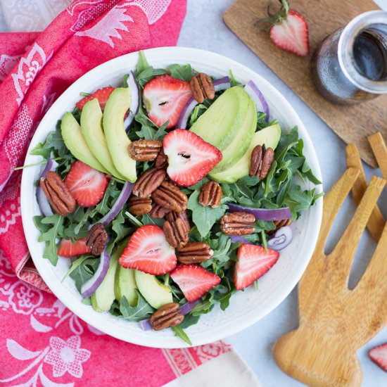 Strawberry Salad with Balsamic