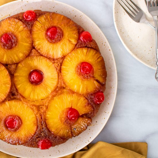 Pineapple Upside Down Cake (Video)
