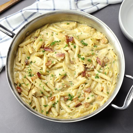 Chicken Bacon Ranch Pasta