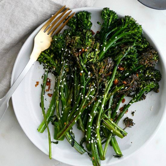 Chili Sesame Sauteed Broccolini