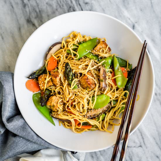 Spring Vegetable Lo Mein