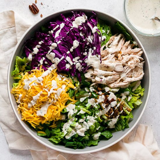Everything Bagel Ranch Salad