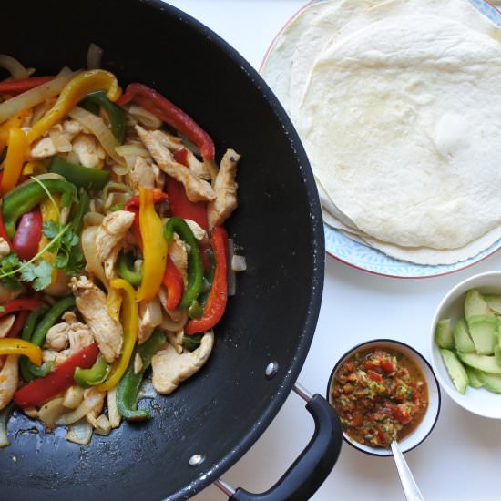 Easy Chicken Fajitas