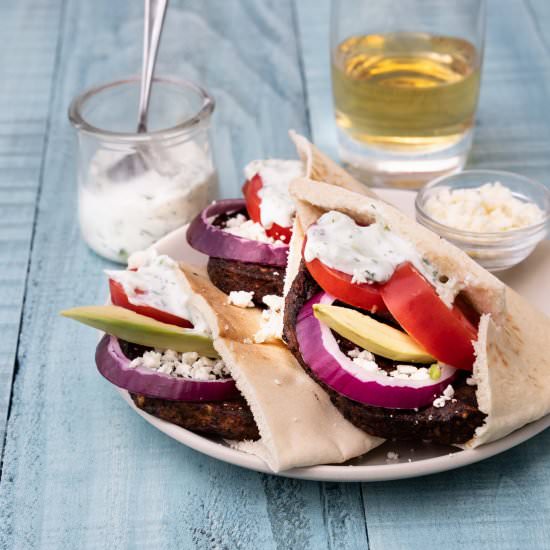 Greek Veggie Burgers