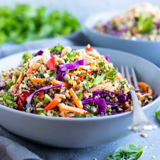 Thai Peanut Quinoa Salad