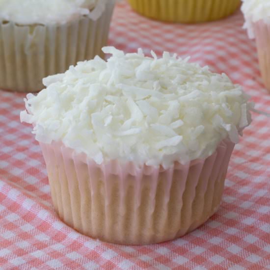 coconut olive oil cupcakes