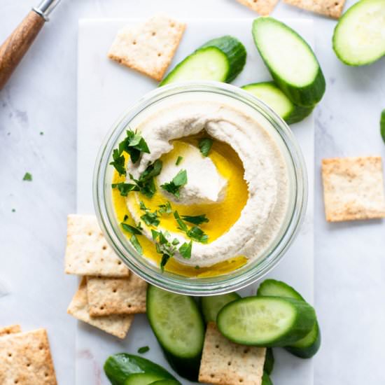 Roasted Cauliflower Hummus
