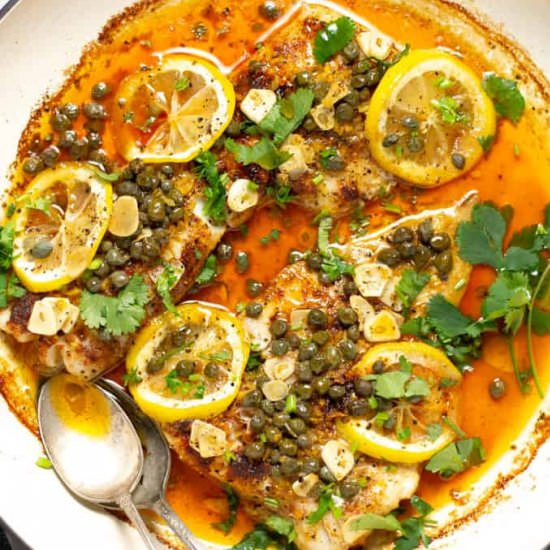 Mediterranean Baked Cod