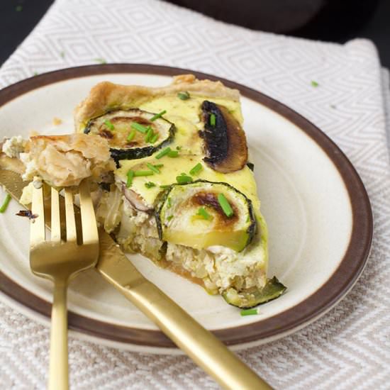 Vegan Mushroom Tart