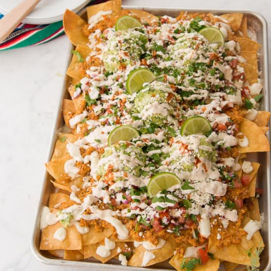 Chorizo and Egg Breakfast Nachos
