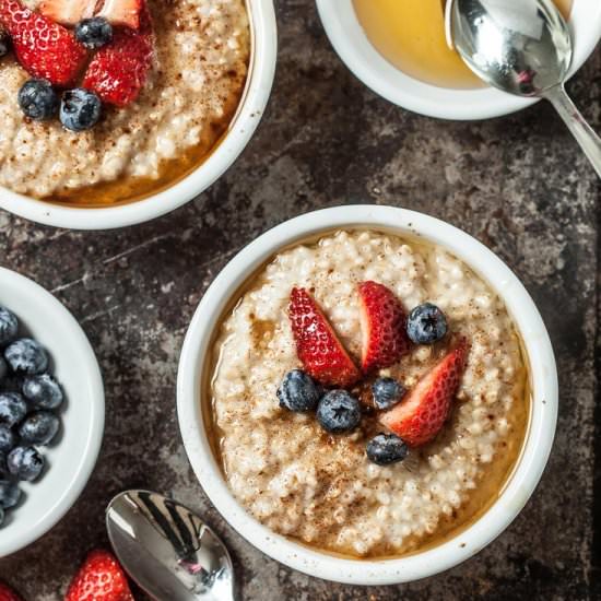 Instant Pot Steel Cut Oats