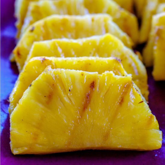 Grilled Pineapple with Brown Sugar