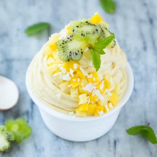 Tropical Banana Ice Cream