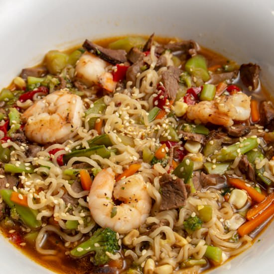 Surf and Turf Ramen