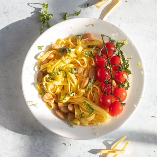Tuscan Fettuccine Pasta