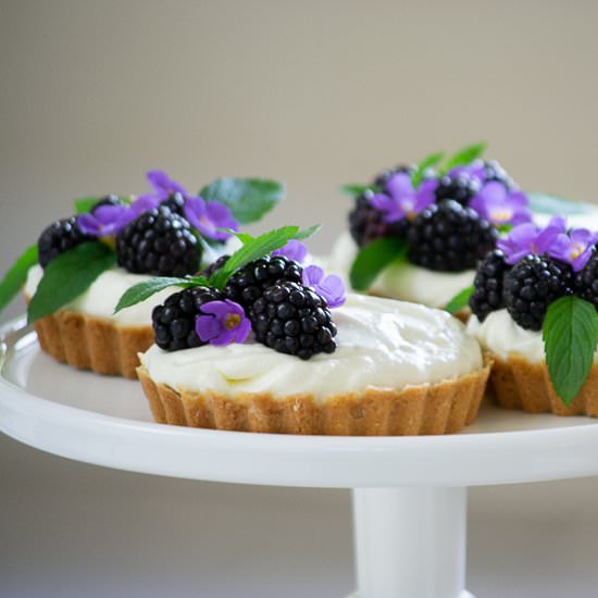 Blackberry Lime Tarts