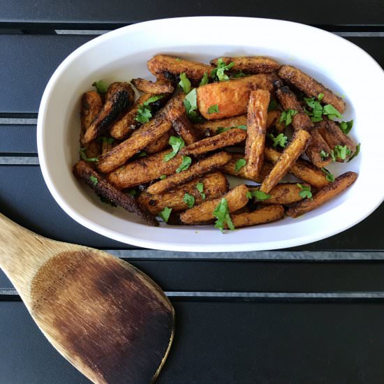 Moroccan Spiced Roasted Carrots