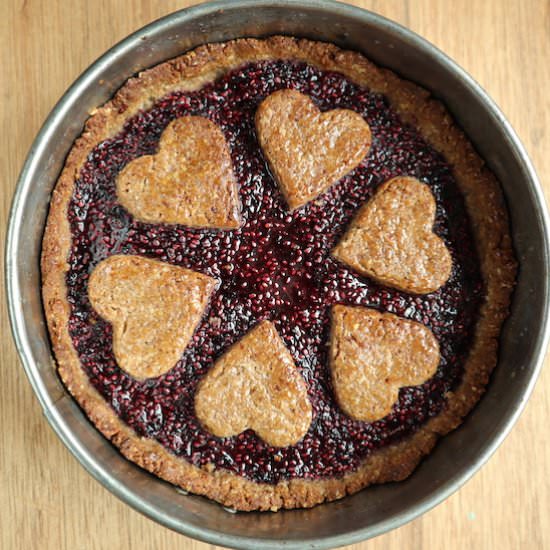Mothers Day Sugar-Free Linzer Tart
