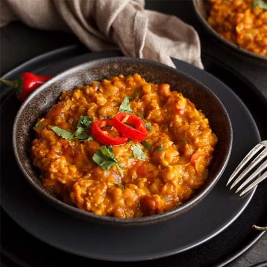 One Pot Lentil Dahl