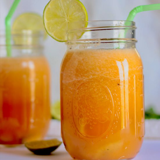 Melon and Basil Aguas Frescas