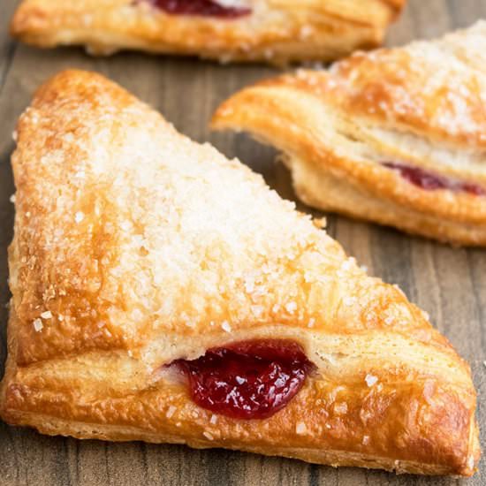 Easy Cherry Turnovers