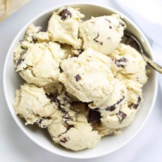 No Churn Paleo Vanilla Ice Cream