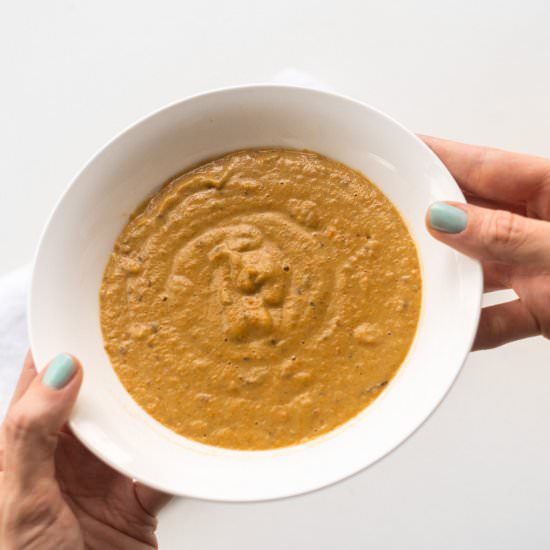 Roasted Eggplant Soup