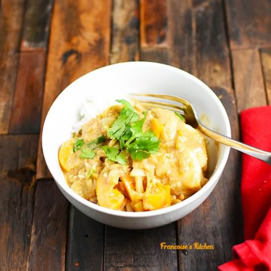 Monkfish Curry in Coconut Milk