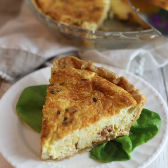 Ham and Cheese Quiche