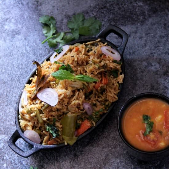Vegetable Teheri | Biryani