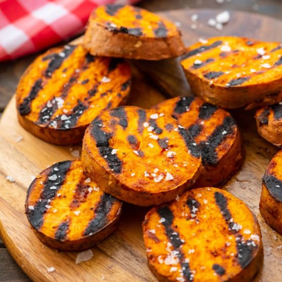 Grilled Sweet Potatoes