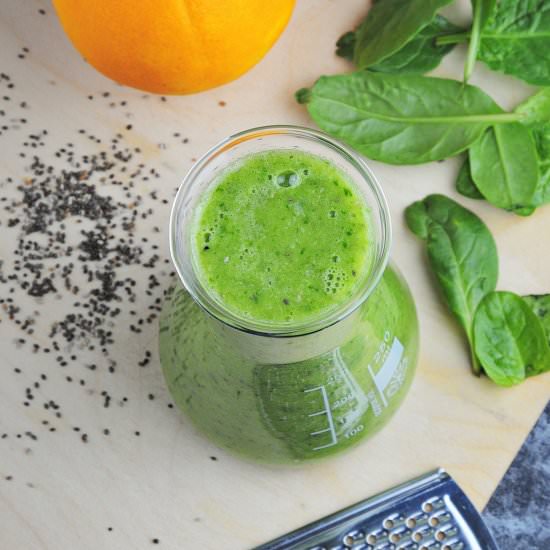 Green refreshing smoothie