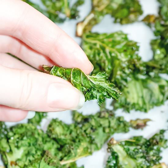 Balsamic flavored Kale Chips