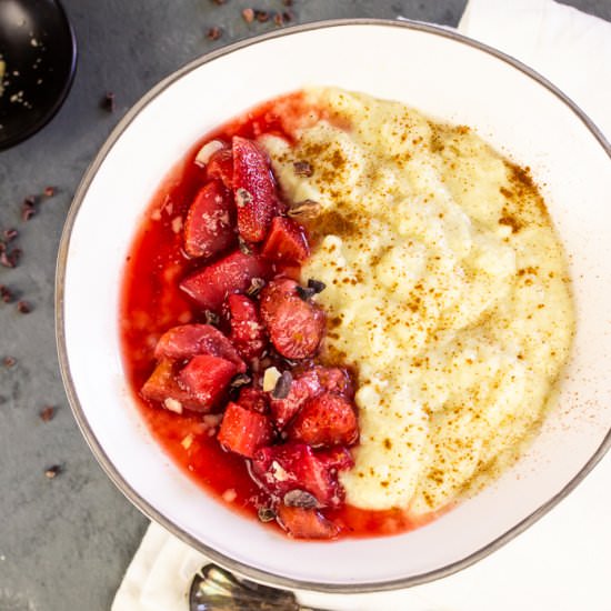 Creamy Semolina Pudding