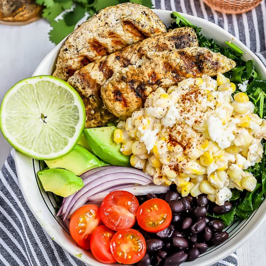 Mexican Street Corn Chicken Salad